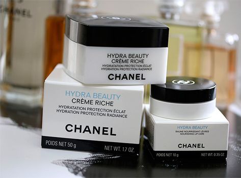 New Skincare From Chanel: Hydra Beauty Creme Riche and Hydra Beauty Nourishing Lip Care http://www.makeupandbeautyblog.com/daily-beauty-cat/chanel-hydra-beauty/ #MakeupCafe Chanel Hydra Beauty Creme, Jennie Kim Chanel, Chanel Hydra Beauty, Fresh Makeup, Makeup And Beauty Blog, Hydrating Lip Balm, Cleansing Milk, My Wallet, Beauty Gadgets