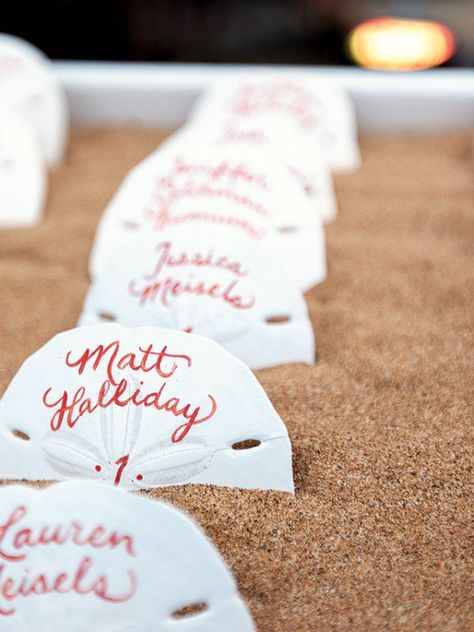 Gillian Chung, Wedding Bags, Wedding Numbers, Beach Wedding Decorations, Beach Wedding Favors, Diy Wedding Favors, Wedding Beach, Beach Theme Wedding, Seating Chart Wedding