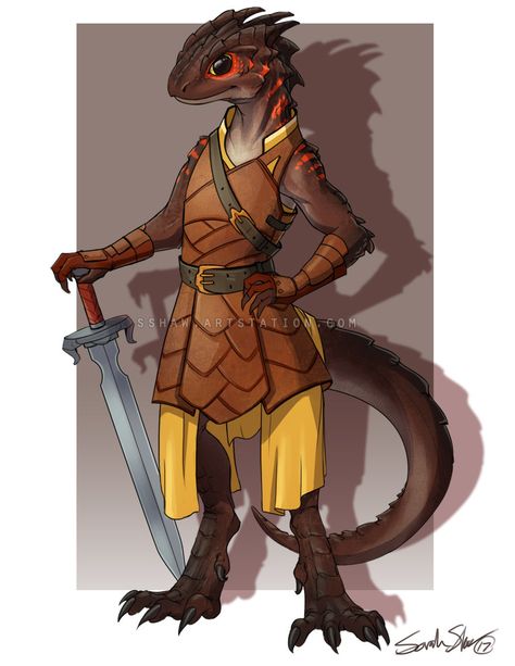 ArtStation - Zira Kobold Barbarian Dnd, Kobold Bard, Chromatic Dragonborn, Kobold Character Art, Reptilian Humanoid, Lizard Folk, Snake People, Barbarian Dnd, Npc Art