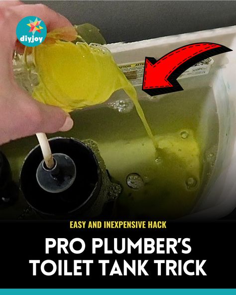 Toilet Tank Trick Plumbers Don’t Want You To Know via @diyjoycrafts Diy Fizzy Toilet Cleaner, Decorating Top Of Toilet Tank, How To Clean The Toilet Tank, How To Clean Inside Toilet Tank, Stinky Toilet Remedy, How To Clean Your Toilet Tank, Fabulosity In Toilet Tank, What To Put On Top Of Toilet Tank, Diy Toilet Tank Freshener