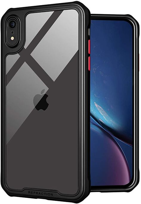 Phone Cases Xr, Iphone Xr Clear Case, Iphone Xr Black, Phone Deals, Clear Back, Pretty Iphone Cases, Xr Case, Latest Iphone, Black Phone