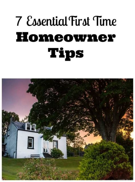 Essential First Time Homeowner Tips- things you need to know for the first year of owning a home. First Time Homeowner, Homeowner Checklist, Homeowner Tips, Owning A Home, Fitness Recipes, Energy Efficient Appliances, Plumbing Problems, Buying Your First Home, Water Waste