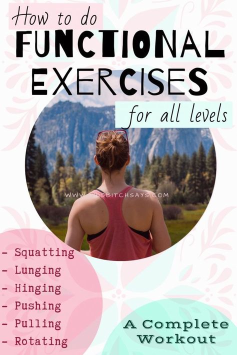 pinthis Functional Full Body Exercises, Functional Movement Training, Functional Movement Workout, Functional Fitness Exercises, Functional Fitness Workout Plan, Functional Movement Exercises, Functional Exercises For Women, Functional Workouts For Women, Hinge Exercises