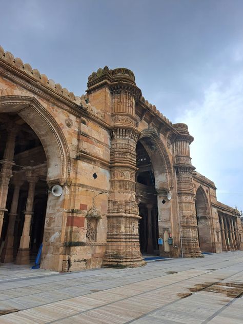 Jama Masjid, Asian Architecture, Indian Architecture, Ahmedabad, Islamic Art, Architecture, Art