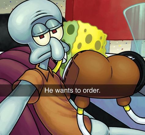 Spongebob Buff Arms, Cockroach From Spongebob, Gary Pfp Spongebob, Squidward Eating Krabby Patties, Aesthetic Spongebob Pfp, Spongebob Realistic Scenes, Sponge Bob Fanart, Pregnant Spongebob, Sponge Bob X Squidward