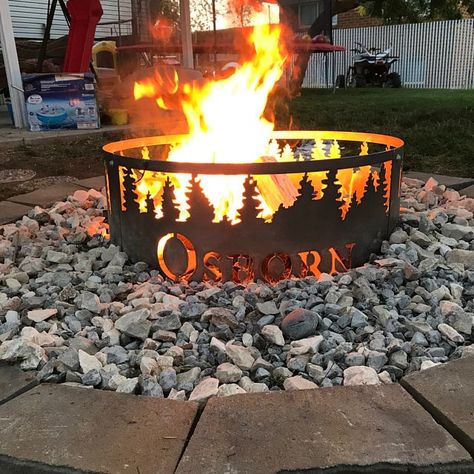 Fire Pit Materials, Custom Fire Pit, Fire Pit Ring, Metal Fire Pit, Fire Ring, Garden Fire Pit, Wood Burning Fire Pit, Fire Pit Designs, Wood Burning Fires