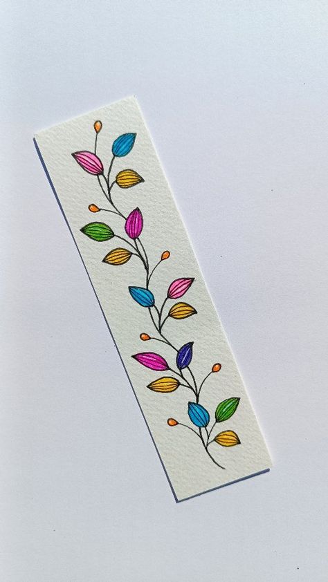 🦋//JAYAS //🦋 | Bookmark 🔖🌸 . . . . . . . . . . . #artsyjayas #bookmarkpainting #art #reels #explore #explorepage #bhfyp | Instagram Bookmark Ideas For Men, Bookmark Designs Drawing, Bookmark Craft Creative, Watercolor Bookmarks Ideas Simple, Unique Bookmarks Handmade, Handmade Bookmark Ideas, Easy Bookmarks, Bookmarks Ideas, Diy Watercolor Cards