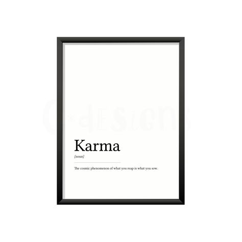 Sarcasm Definition, Karma Definition, Music Wall Art, Printable Poster, Minimalist Poster, Posters Printable, Art Music, Marketing And Advertising, New Zealand