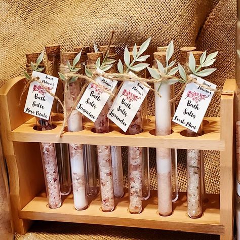 Bath Salt Tubes, Test Tube Bath Salts, Ideas Candles, Test Tubes, Bath Salt, Business Idea, Test Tube, Fresh Mint, Natural Products