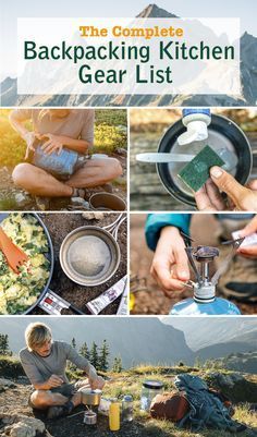 Camping Ideas For Couples, Camping Cooking Gear, Food Essentials, Backpacking Gear List, Camping Bedarf, Motorcycle Camping Gear, Camping Cooking, Backpacking Camping, Motorcycle Camping