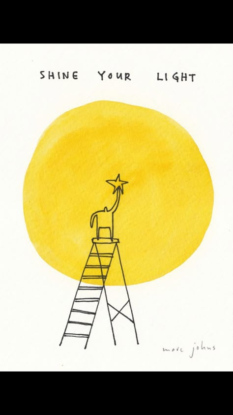 Marc Johns, 동화 삽화, Shine Your Light, Inspiring Photography, Disegni Artistici, Arte Sketchbook, Photo Vintage, Yellow Aesthetic, Mellow Yellow