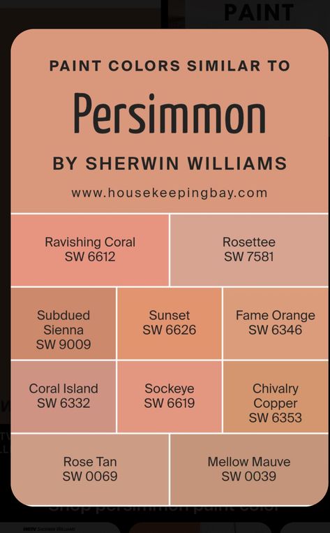 Persimmon Bathroom, Hall Bathroom, Persimmon, Sherwin Williams, Paint Colors, Color, Paint Colours