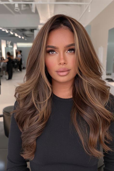 #Girls_Brown_Hair_Color #What_Are_Fall_Hair_Colors #Fall_Colors_For_Brown_Hair #What_Hair_Colors_Are_In_Right_Now #What_Hair_Dye_Colors_Look_Good_With_Brown_Hair #Fall_Hair_Colors_For_Brown_Hair #Fall_Color_Hair_Black_Girl #Fall_Hair_Color_Brown_Skin Brown Hair For Latinas, Honey Brown Hair All Over Color, Hair Color Ideas For Brunettes With Extensions, Light Brown Skin Hair Color Ideas, Medium Skin Hair Color Ideas, Light Brown Global Hair Color, Hair For Mexican Women, Hair Colour Ideas For Tan Skin, Hair Colors To Make Brown Eyes Pop