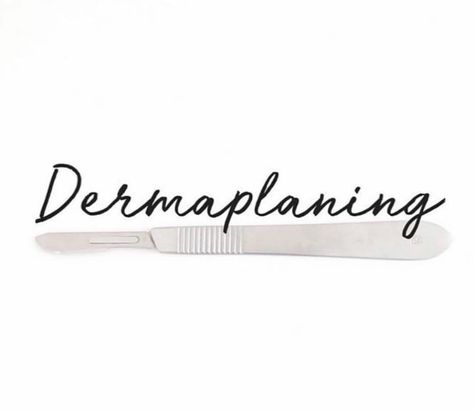 @inkandarch posted to Instagram: Curious? . . . . Dermaplaning is a method of exfoliation that consists of using a 10 gauge scalpel to gently scrape off the top layer of dulling dead skin cells in order to reveal a smoother, brighter complexion. Sounds scary, right? It really isn’t, as long as you’re in the right hands. . . these hands, baby . . . . #dermaplaning #dontbescared #10gaugescalpel #exfoliation #brighterskin #tighterskin #smoothskin #utahskincare #saltlakeskincare #microneedling #micr Esthetician Procedures, Dermatology Quotes, Facials Quotes, Esthetician Quotes, Vellus Hair, Beauty Skin Quotes, Lash Quotes, Skin Facts, Esthetician Marketing