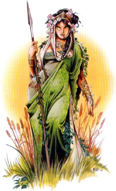 Ceres: Roman fertility goddess, earth, harvest, growth.  Symbols are grains (corn), poppies, bread Demeter Greek Goddess, Ceres Goddess, Demeter And Persephone, Demeter Goddess, Goddess Of Agriculture, Wayne Reynolds, Harvest Goddess, Greek Pantheon, Greek Goddesses