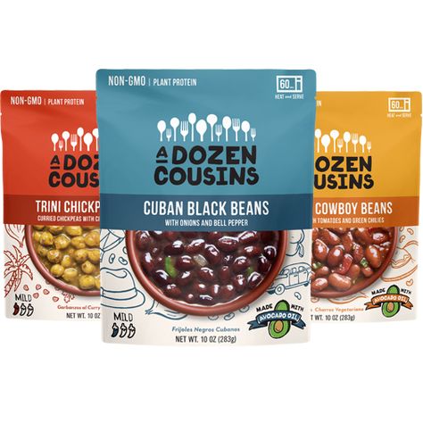 Beans Packaging, Packing Idea, Roasted Root Veggies, Cuban Black Beans, Cowboy Beans, Drying Cilantro, Making Quinoa, Beans Curry, Food Branding