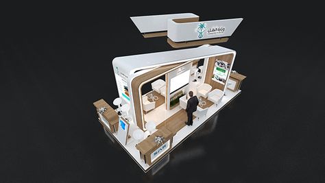 Island Booth, Exhibition Stall Design, Exhibition Stall, Stall Designs, Exhibition Booth Design, Exhibition Booth, Island Design, Juice Bar, Exhibition Stand