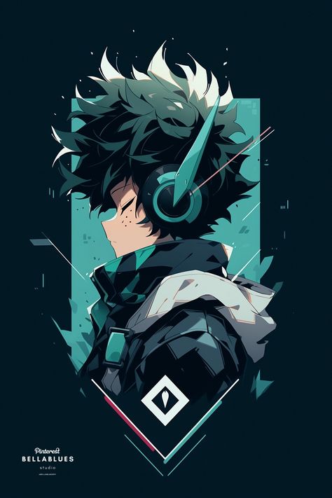 Mha Fanart Wallpaper, Deku Wallpapers, Izuku Midoriya Wallpaper, My Hero Academia Art, My Hero Academia Deku, My Hero Academy, Anime Picture Hd, Deku Boku No Hero, Hero Poster