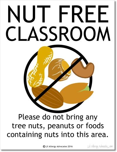 Free Nut Free Classroom Sign Allergy Signs Free Printable, Nut Free Zone Sign Printables, Peanut Allergy Sign Free Printable, Peanut Free Classroom Sign, Nut Free Classroom Sign, Nut Allergy Sign, School Nurse Elementary, Classroom Signs Printable, Free Classroom Printables