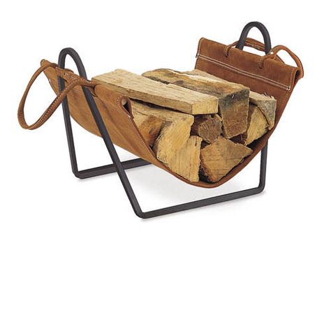 Log Carriers and Holders :: Pilgrim Traditions Log Carrier - Matte Black - 18516 Indoor Firewood Rack, Firewood Storage Indoor, Decorative Fireplace Screens, Firewood Carrier, Wood Carrier, Firewood Racks, Log Carrier, Firewood Holder, Wood Holder