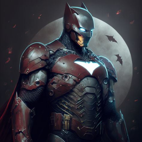 Batman X Ironman, Batman And Iron Man, Iron Batman, Batman Ironman, Batman Fan Art, Dc Heroes, Super Hero, Iron Man, Bat