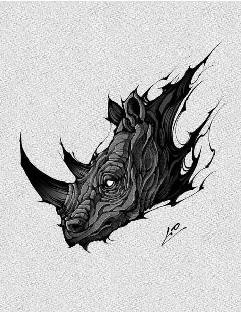 Animals Tattoo For Men, Rhino Tattoo Men, Abstract Tattoo Men, Tattoo Model Photography, Bad Boy Tattoo, Bb Tattoo, Rhino Tattoo, Animal Tattoos For Men, Band Tattoos For Men