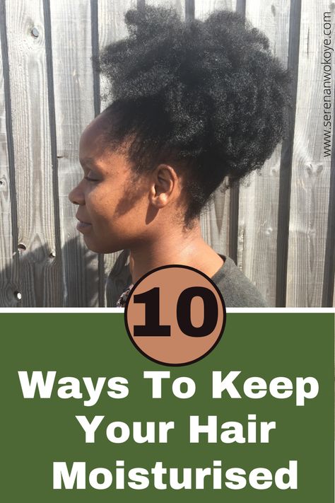 Curly and coily hair need moisture to thrive and grow. Follow these 10 easy tips to add moisture and keep your hair moisturised. #naturalhair #naturalhaircare #naturalhairproducts #naturalhairroutine #naturalhaircareproducts #curlyhair #coilyhair #4chaircare #curlygirlmethod #curlygirl #curlygirlproducts #curlyhaircare #curlyhairstyles #curlyhairproducts #curlygirl #curlyblackhairstyles Low Porosity Hair Care, Hair Care Routine Daily, 4c Natural Hair Care, Natural Curly Hair Care, 4c Hair Care, Wavy Hair Care, Natural Hair Moisturizer, Natural Hair Routine, Mixed Curly Hair