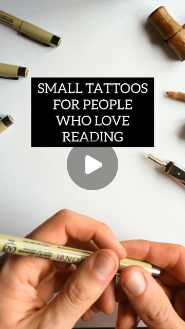 Josh Duke ~ Illustrator on Instagram: "One for the Bookworms! 📚
.
.
.
#bookstagram #bookworm #bookish #smalltattoo" Bookworm Tattoo Small, Small Book Tattoos For Women, Small Bookish Tattoos, Bookish Tattoos Book Lovers, Bookworm Tattoos, Bookish Tattoos Small, Booktok Tattoos, Book Tattoo Ideas For Women, Booklover Tattoo