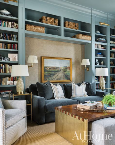 Cozy Library Room, Library Room Design, Home Library Rooms, Cozy Library, Books Library, Library Room, Home Library Design, Decorative Ideas, Built In Bookcase