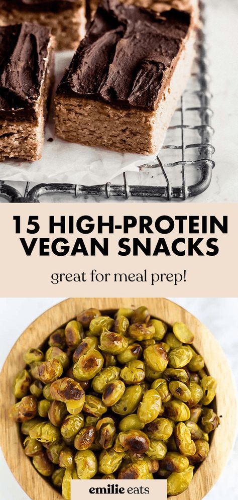 Protein Snacks Low Carb, Vegan Snack Ideas, High Protein Vegan Snacks, Vegan Protein Snacks, Vegan Snacks On The Go, High Protein Low Carb Snacks, Vegan Protein Recipes, Low Carb High Protein, High Protein Vegetarian Recipes