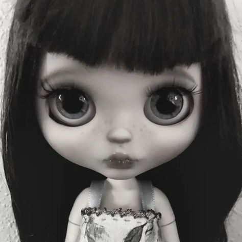 dumpyyy idk why I'm obsessed w this song it's just so good Bythle Dolls, Blythe Dolls Cute, Doll Icon, This Song, Uk Icon, Unknown Picture, Black And White Icons, Black Profile, Icons Random