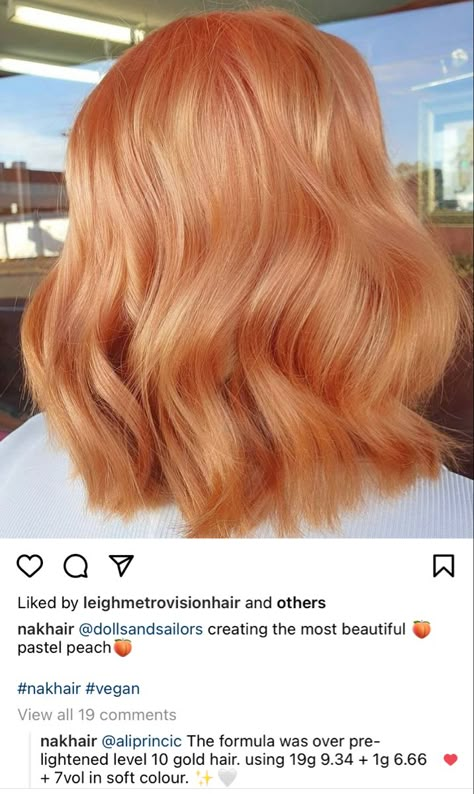 Peachy Copper Hair, Pastel Orange Hair, Outfit Capsule, Copper Blonde Hair, Fox Hair, Copper Blonde, Perfect Hair Color, Hairstyles For Layered Hair, Copper Hair