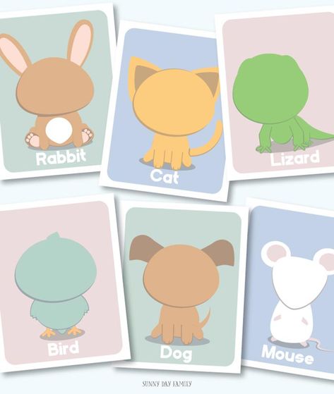 Make a Pet Art Activity with 6 Free Printable Templates | Sunny Day Family Make A Pet Craft, Build A Pet Craft, Pet Art For Preschool, Pets Crafts For Preschoolers, Pet Shop Activities For Preschoolers, Pet Day Activities For Kids, Pet Themed Crafts Preschool, Pet Theme Preschool Activities Free Printable, Pets Preschool Theme Free Printables