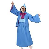 Fairy Godmother Halloween Costume, Fairy Godmother Costume, Cape Shirt, Magician Costume, Cinderella Fairy Godmother, Shirt Dress Outfit, Women Cosplay, Hooded Cloak, Blue Shirt Dress