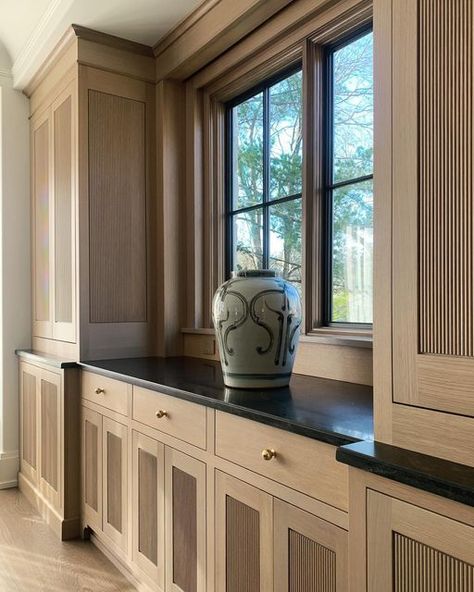 Reeded Wood, Playing Favorites, Cabinet Door Style, Timeless Interior Design, Oak Cupboard, Wood Kitchen Cabinets, Cabinetry Design, Wood Panels, Diy Cabinets