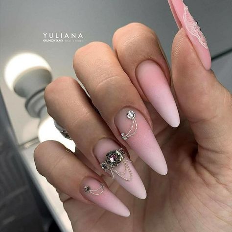 RhinestonesManicure Nailsrhinestones stylish ideas for every day Rhinestones Designs NailsTrendy NailsRhinestones Nail DesignsNails Milky White Nail, Blue Nail Design, Diamond Nail Designs, Pink Tip Nails, Acrylic Nail Ideas, Stone Nail Art, Diamond Nail Art, Nail Blue, Swarovski Nails