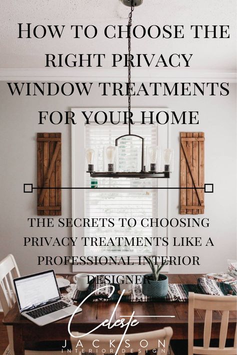 Choosing the Right Privacy Window Treatments for Your Home Low Profile Window Treatments, Powder Room Window Treatments, Minimalist Window Treatments Living Room, Trending Window Treatments, Privacy Window Treatments, Classic Window Design, Modern Window Coverings, Window Coverings Bedroom, Indoor Shutters