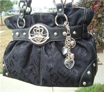 my fav bag, crown Jewel shopper by Kathy Van Zeeland. 2000s Purse, 2000s Bags, Kathy Van Zeeland Handbags, Mcbling Fashion, Sac Diy, Kathy Van Zeeland, Y2k Accessories, Emo Outfits, Pretty Bags