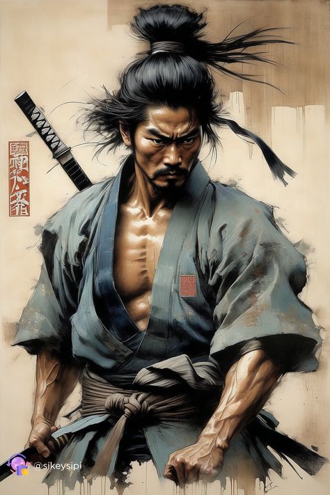 Discover unique images of samurais created with neural networks. These works demonstrate the harmony of tradition and innovation. #Samurai #NeuralNetworks #Art #Tradition #Innovation Samurai Drawing, Ancient Samurai, Japanese Myth, Urban Samurai, Traditional Martial Arts, Neural Art, Samurai Tattoo Design, Marvel Heroines, Samurai Artwork