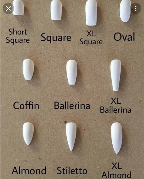 Nail Shapes Chart, Short Coffin Nails Designs, Beautiful Dawn, Feet Nail Design, Nails Ballerina, Coffin Nail Designs, Wedding Nails French, Acrylic Nail Shapes, Wedding Nails Glitter