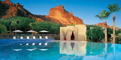 Four Spots to Relax Like a Royal Best Honeymoon Resorts, Scottsdale Resorts, Paradise Valley Arizona, Couples Resorts, Infinity Pools, Camelback Mountain, Honeymoon Resorts, Romantic Weekend Getaways, Best Honeymoon