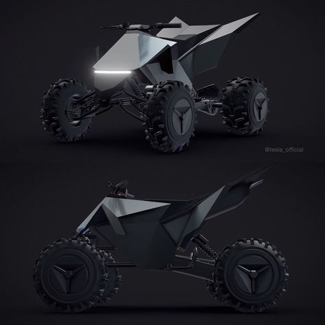 Tesla Motors Club on Instagram: “Tesla Cyberquad ATV 🔥 Follow @tesla_official for more 📸@bubels.art” Tesla Cyberquad, Glamping Resorts, Scooter Design, Tesla Motors, Car Designs, Store Ideas, Tesla Model S, Gear Head, Koenigsegg