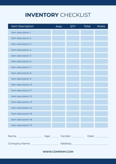 Professional Materials Inventory Checklist Checklist Design, Inventory Checklist, Checklist Template, Brand Kit, Used Tools, Business Branding, Free Graphic Design, Texts, Branding Design