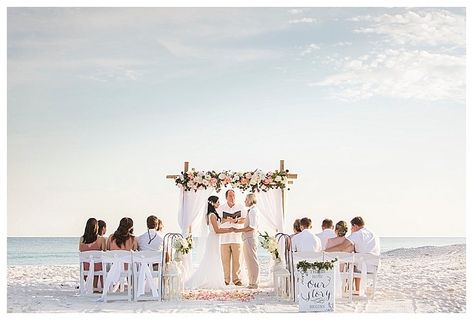 Small Beach Weddings, Beach Wedding Aisles, Beach Wedding Locations, Beach Wedding Decorations Reception, Simple Beach Wedding, Beach Wedding Centerpieces, Beach Theme Wedding Invitations, Florida Beach Wedding, Budget Ideas