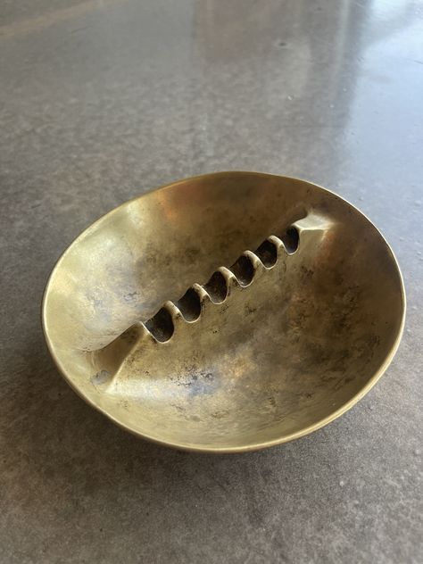 60s Danish Modern Brass Ashtray Norway Carl Aubock Heavy Metal Design by Objectmod on Etsy Ashtray Design, Modern Ashtray, Carl Aubock, Brass Ashtray, Ashtrays, Metal Design, Danish Modern, Heavy Metal, Norway