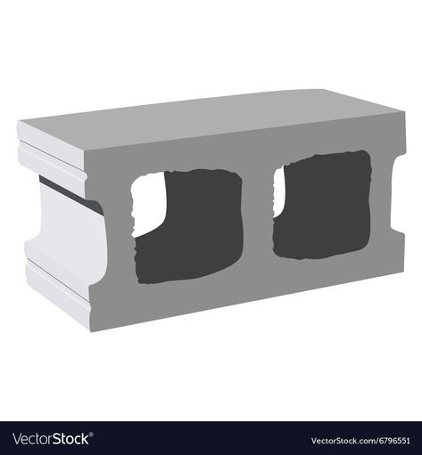 Concrete Drawing, Concrete Building Blocks, Cement Blocks, Concrete Block, Concrete Building, Cinder Block, Concrete Blocks, Concrete Wall, Building Block