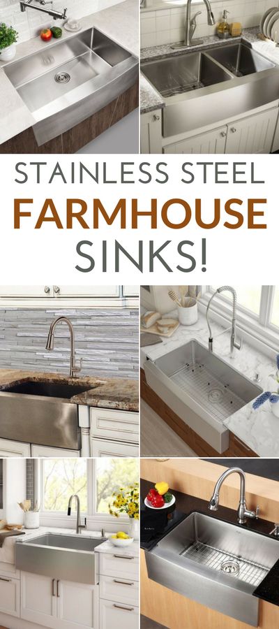 Transform your kitchen with stunning stainless steel farmhouse sinks! Explore the top apron-front designs that blend elegance and strength. These sinks not only enhance your kitchen's beauty but also promise long-lasting durability. Perfect for any farmhouse style! 

#FarmSinkStainlessSteel #ApronFrontStainlessSteelFarmhouseSink #StainlessSteelFarmSinkKitchen #FarmhouseSinkIdeasKitchen Apron Front Stainless Steel Farmhouse Sink, Stainless Apron Sink Kitchen, Stainless Steel Farm Sink Kitchen, Farm Sink Stainless Steel, Farmhouse Sink Ideas Kitchen, Farm House Sinks For Kitchen, Stainless Farmhouse Sink Kitchen, Kitchen Farmhouse Sink Ideas, Kitchen Sink Design Farmhouse