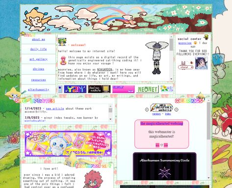 Early Web Aesthetic, Old Website Aesthetic, Old Web Design, Neocities Websites, Neocities Inspiration, Neocities Layouts, Old Web Aesthetic, 2000s Website, Strawpage Inspiration