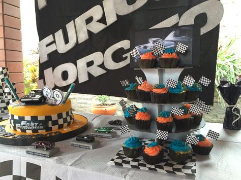 Fast And Furious Birthday Party, Fast And Furious Party, Fast And Furious Birthday, Gender Reveal Diy, Car Themed Parties, Car Birthday Theme, 2nd Birthday Party Themes, 9th Birthday Parties, March Birthday