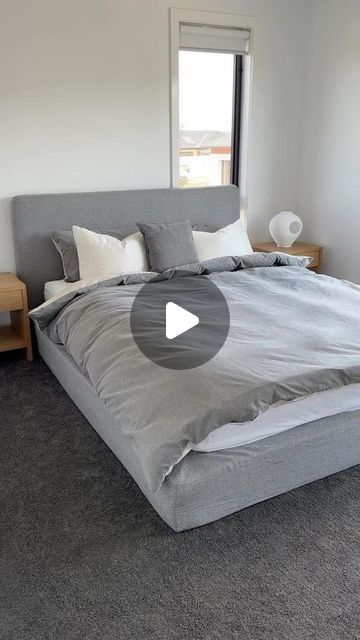 Ineshi on Instagram: "Bedroom transformation featuring the Marshmallow Bed Frame in Charcoal 😍 www.ineshi.com.au" Marshmallow Bed Frame, Marshmallow Bed, 2023 Bedroom, Bedroom Transformation, Instagram Bedroom, Bed Frame, Bedroom, Bed, Frame